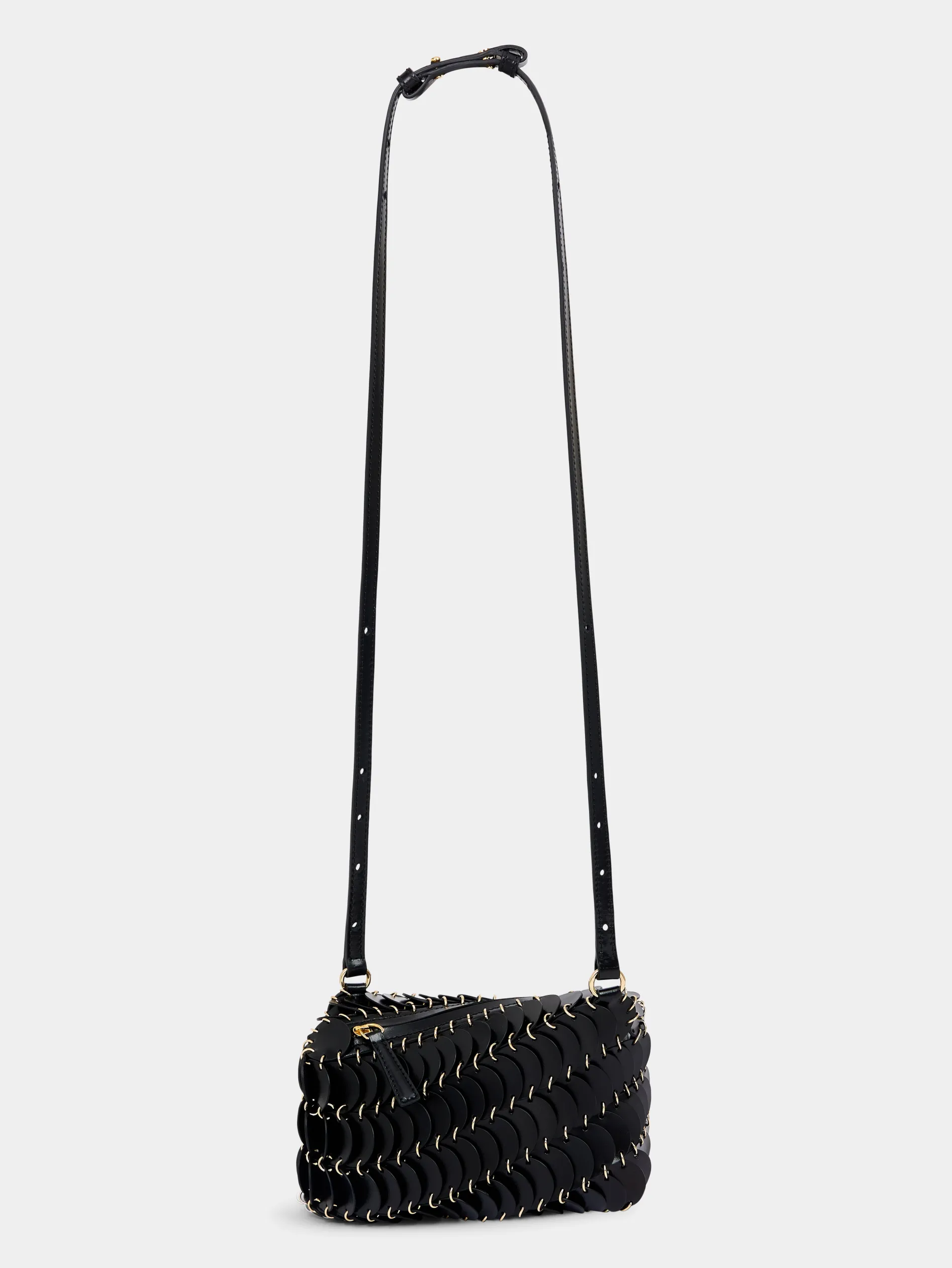 New BLACK PACO BAG CROSSBODY Les Sacs Paco En Cuir | Sacs Porté Épaule