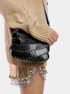 New BLACK PACO BAG CROSSBODY Les Sacs Paco En Cuir | Sacs Porté Épaule