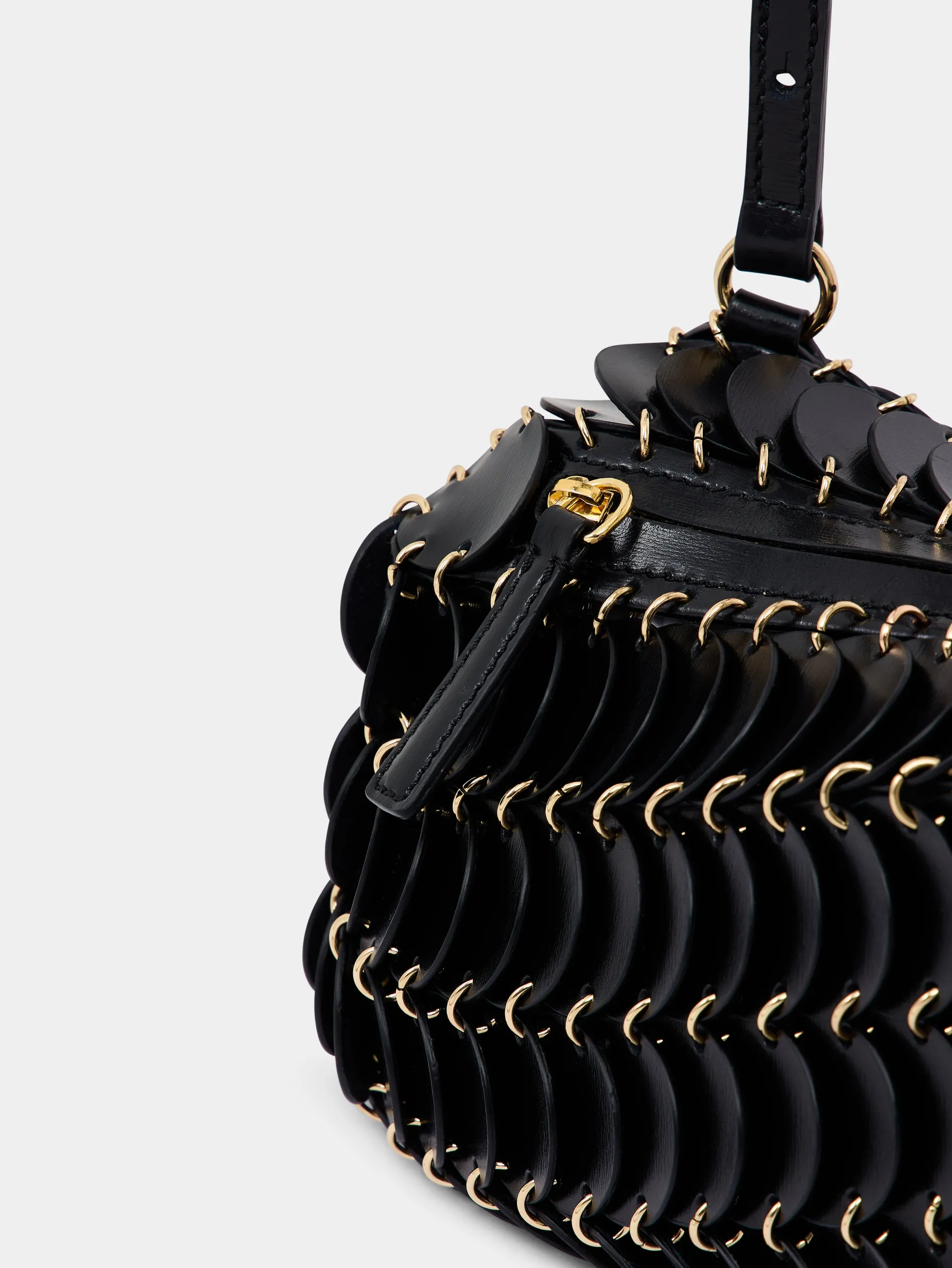 New BLACK PACO BAG CROSSBODY Les Sacs Paco En Cuir | Sacs Porté Épaule