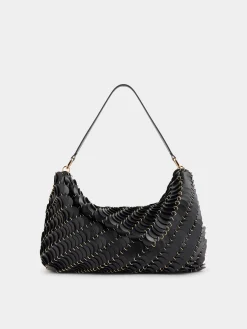 Store black PACO BAG IN LEATHER Les Sacs Paco En Cuir