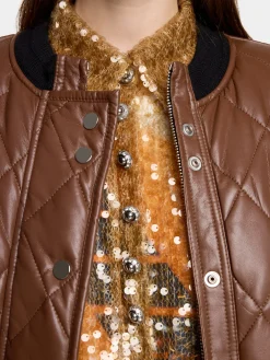 Outlet BLOUSON LONG MATELASSE Vestes