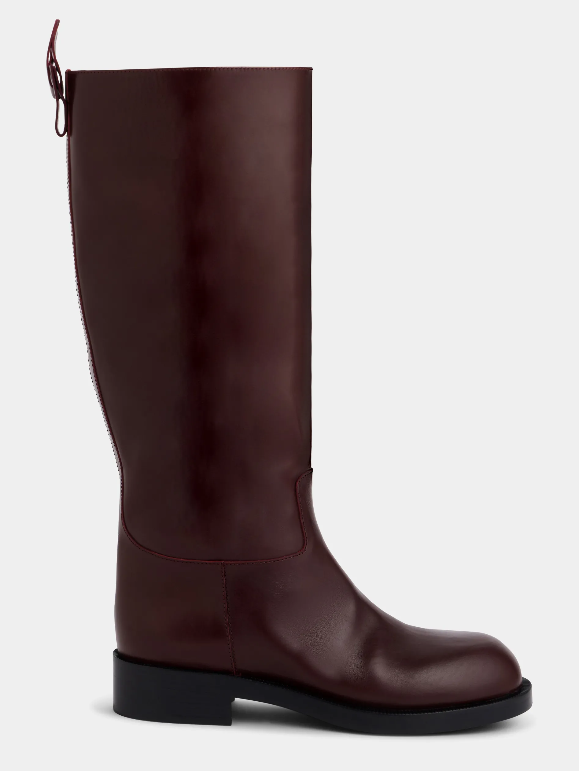 Cheap BOTTES EN CUIR LISSE Chaussures