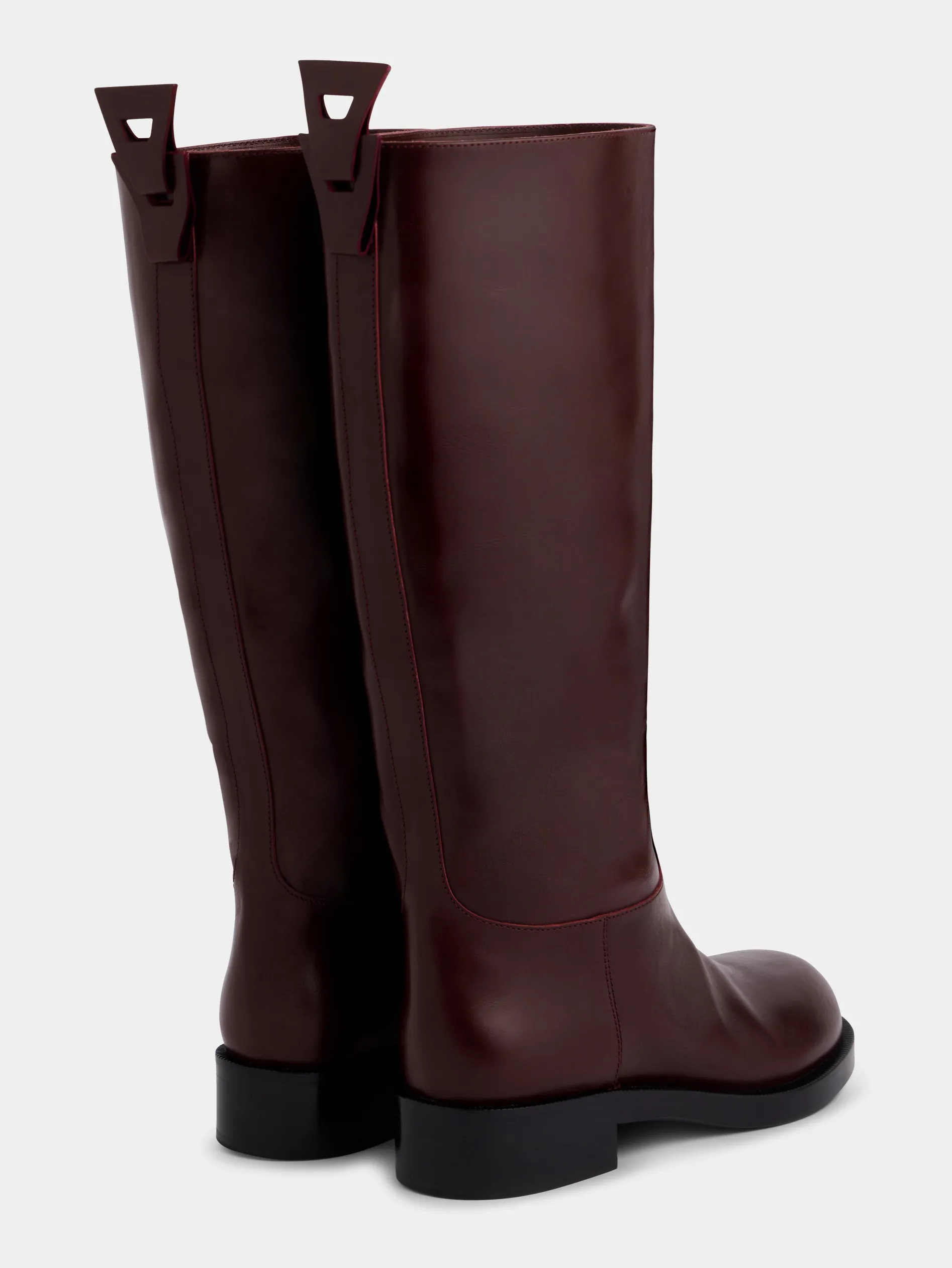 Cheap BOTTES EN CUIR LISSE Chaussures