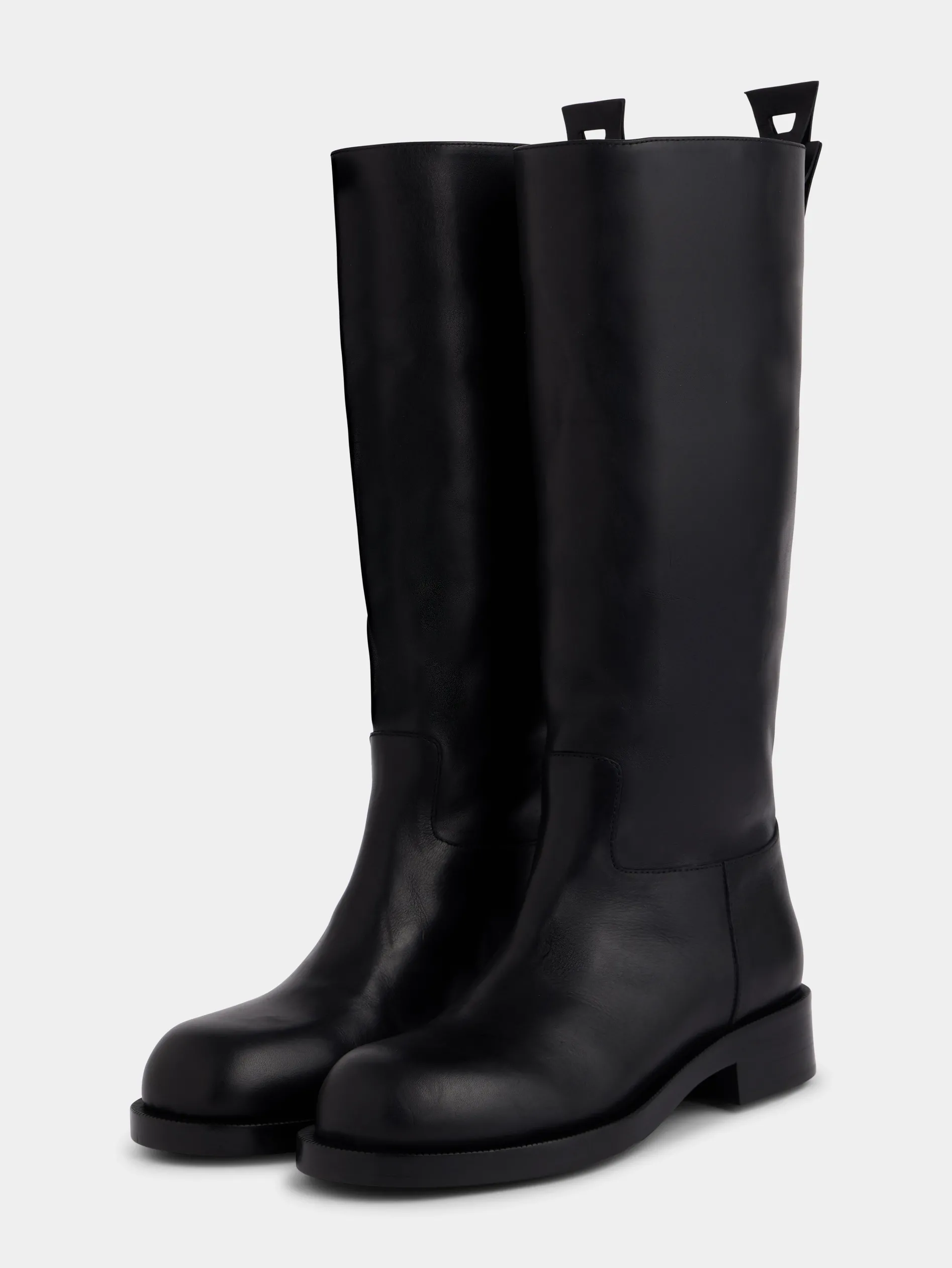 Cheap BOTTES EN CUIR LISSE Chaussures
