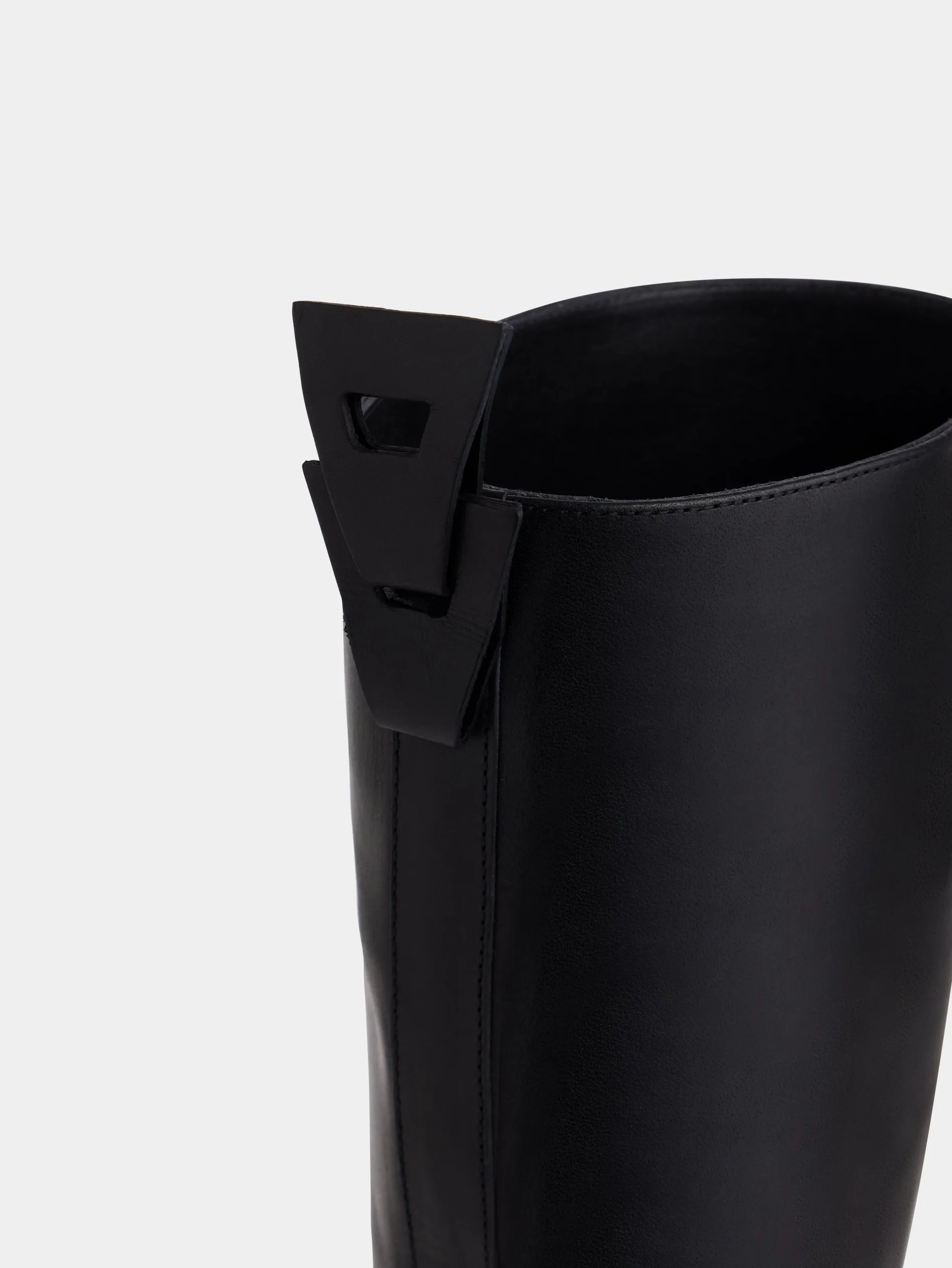Cheap BOTTES EN CUIR LISSE Chaussures