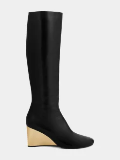 Store Bottes hautes à talon or Sélection De Soirée | Chaussures