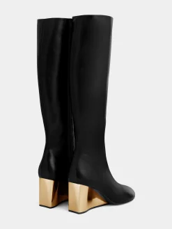 Store Bottes hautes à talon or Sélection De Soirée | Chaussures
