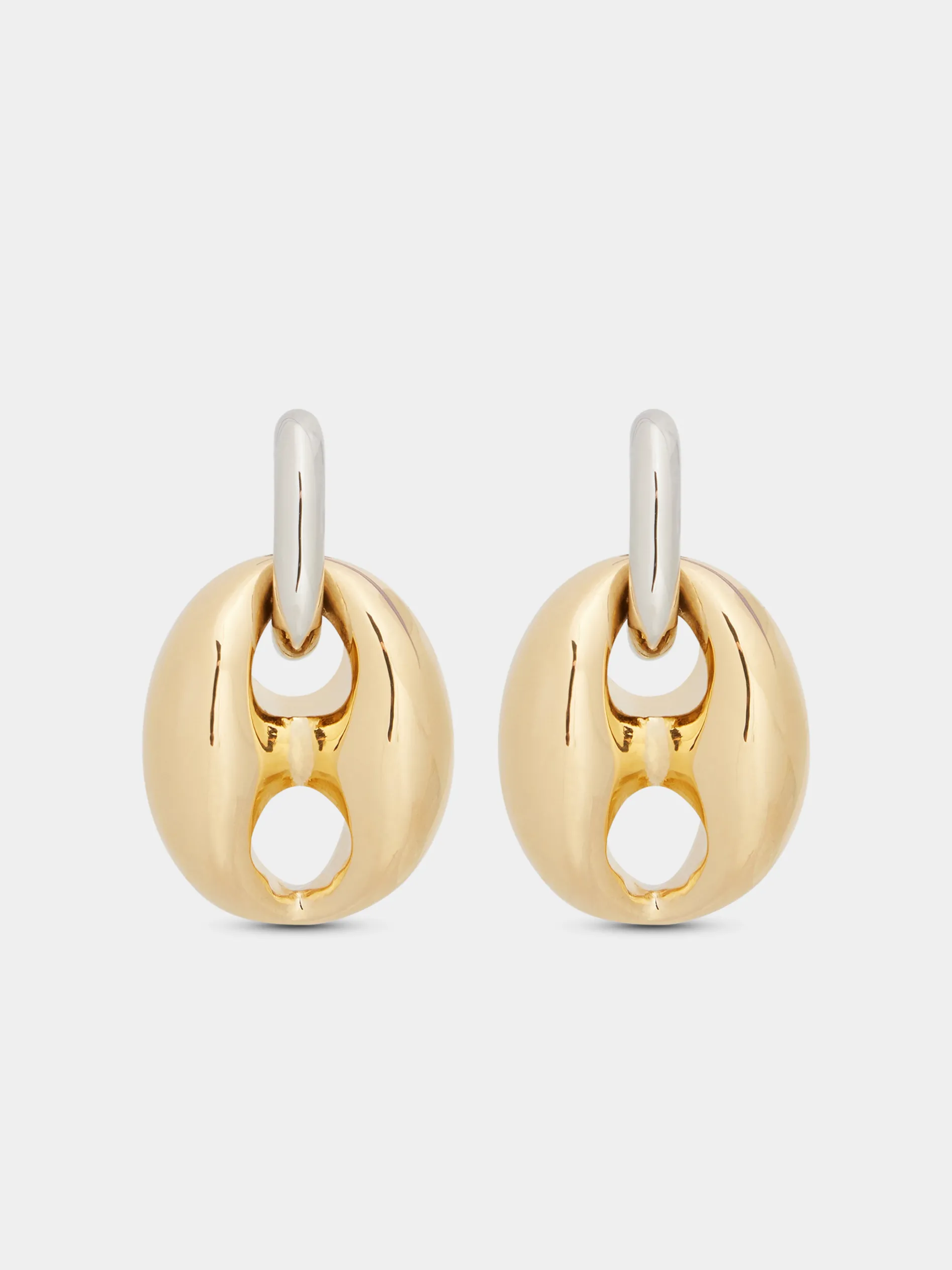 New Boucles d'oreilles Eight chunky or-argent Sélection De Soirée | Petits Cadeaux