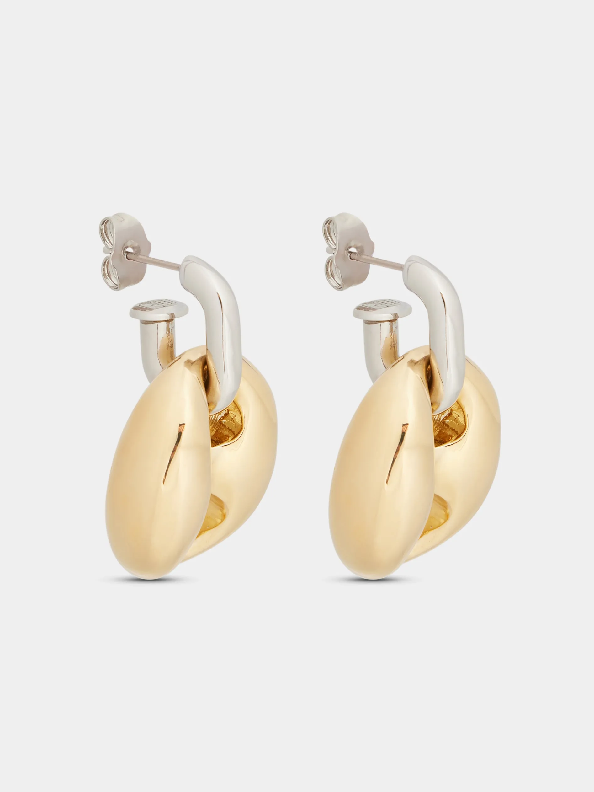 New Boucles d'oreilles Eight chunky or-argent Sélection De Soirée | Petits Cadeaux