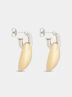 New Boucles d'oreilles Eight chunky or-argent Sélection De Soirée | Petits Cadeaux