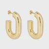 Cheap Boucles d’oreilles XL link dorées Boucles D'Oreilles