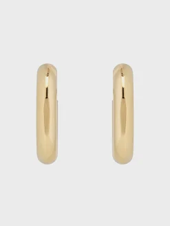 Cheap Boucles d’oreilles XL link dorées Boucles D'Oreilles