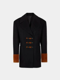 Cheap Caban en drap de laine Vestes