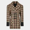 Online CABAN EN LAINAGE TARTAN Maille
