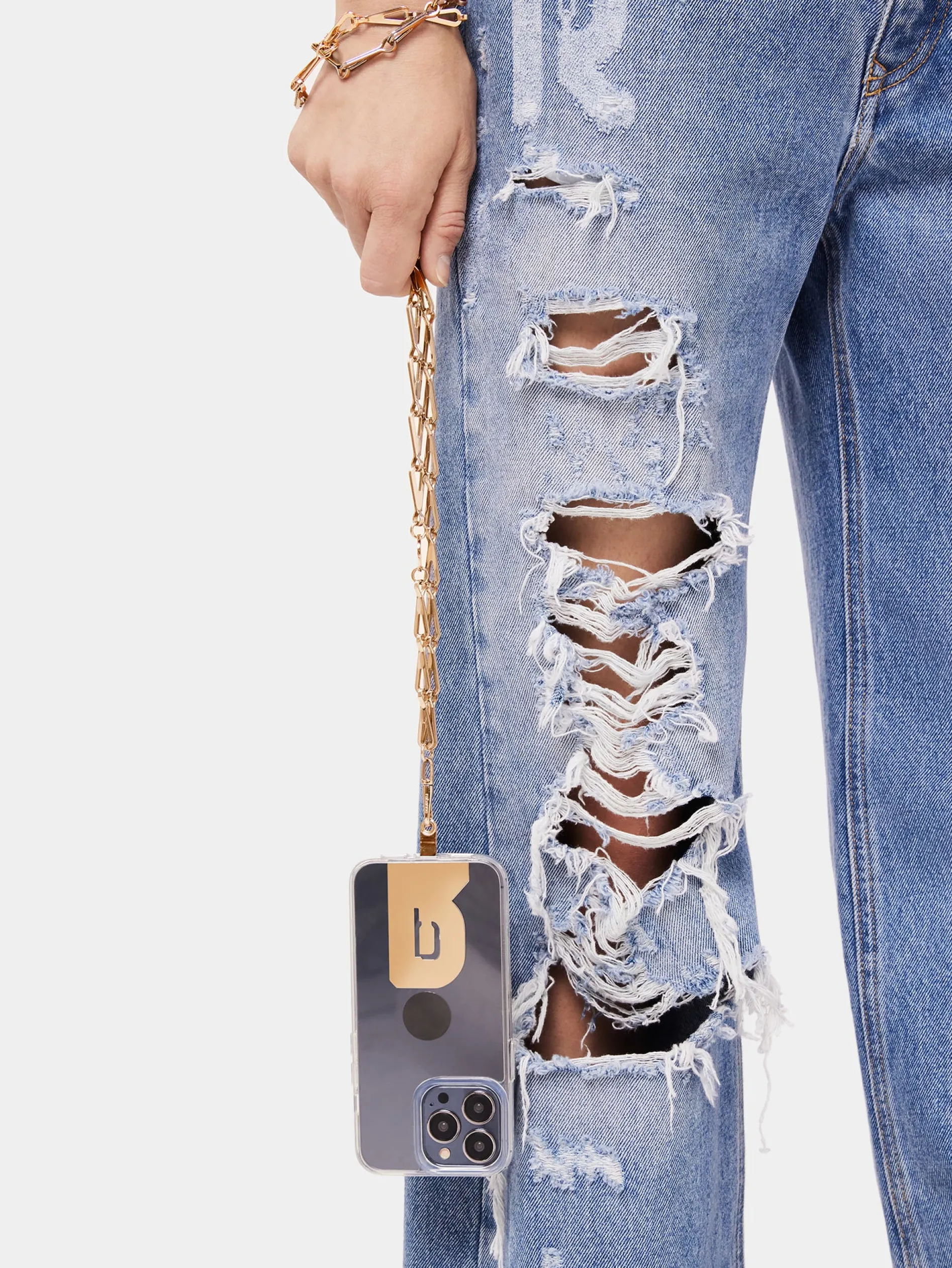 Fashion Chaîne de téléphone portable argentée Petits Cadeaux | Autres Accessoires