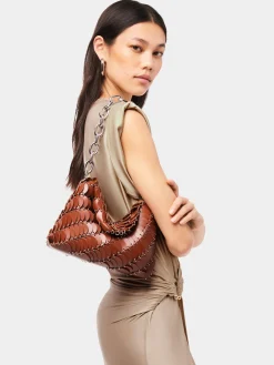 Store Cognac Paco clutch Bag Les Sacs Paco En Cuir | Sacs Porté Épaule