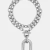 Best Sale Collier double XL Link à pendentif argent Sélection De Soirée | Colliers