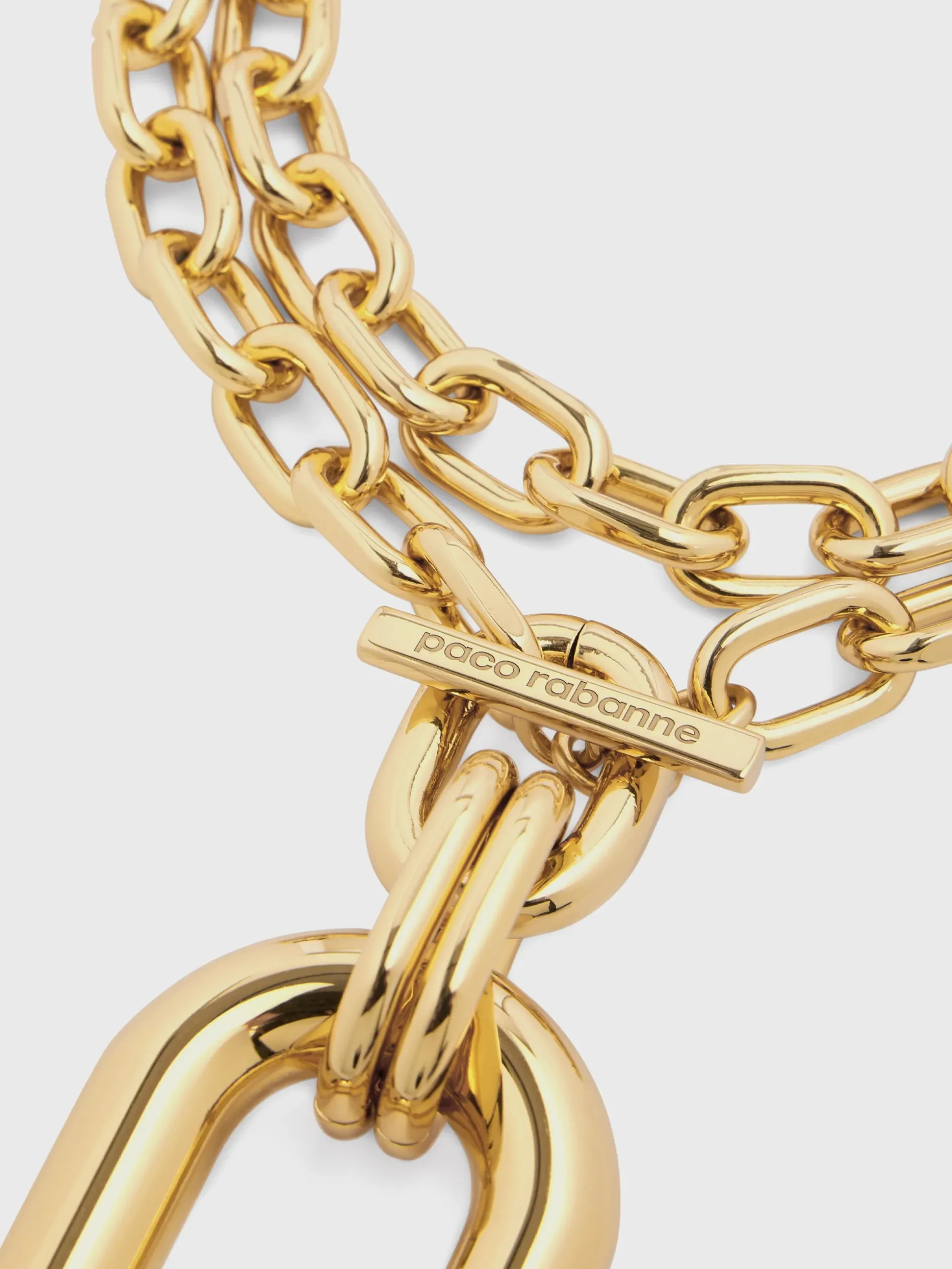 Cheap Collier double XL Link à pendentif doré Sélection De Soirée | Colliers