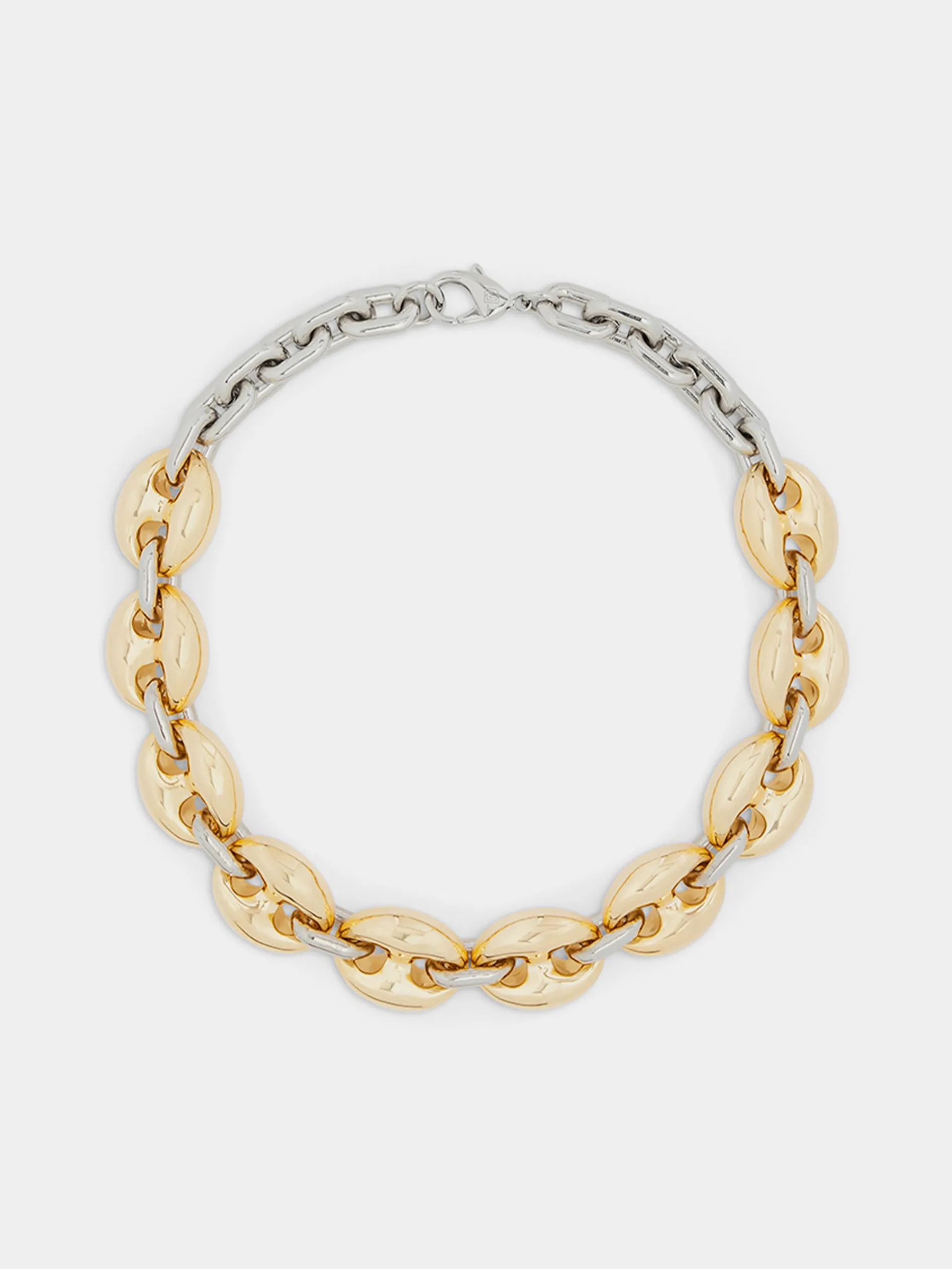 Store Collier Eight Chunky Or-Argent Colliers