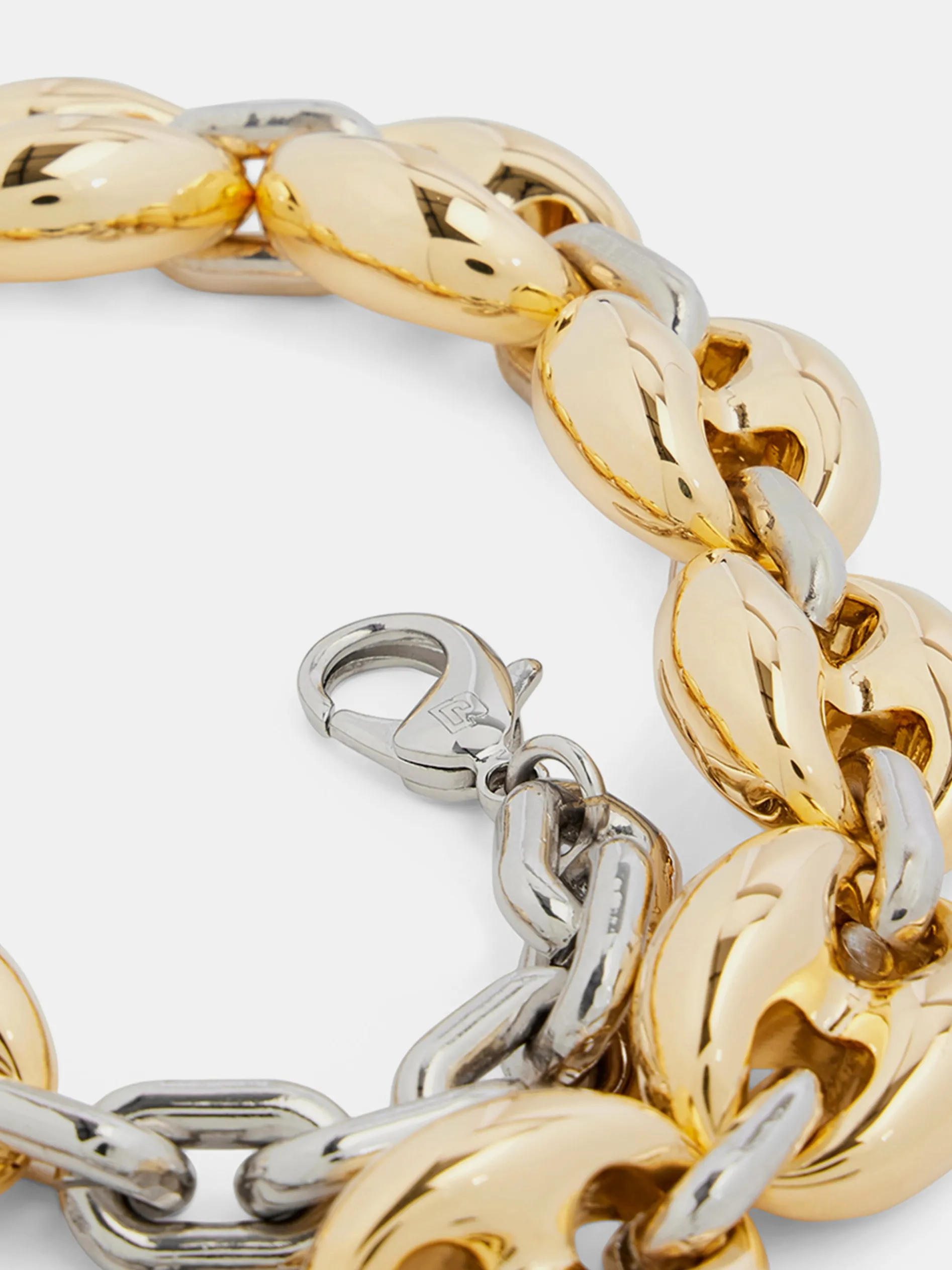 Store Collier Eight Chunky Or-Argent Colliers