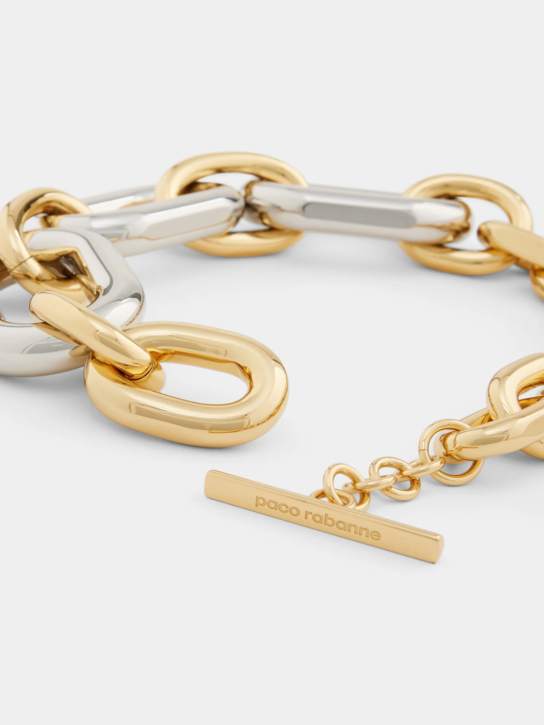 Best Collier XL Link oversize doré et argent Sélection De Soirée | Colliers