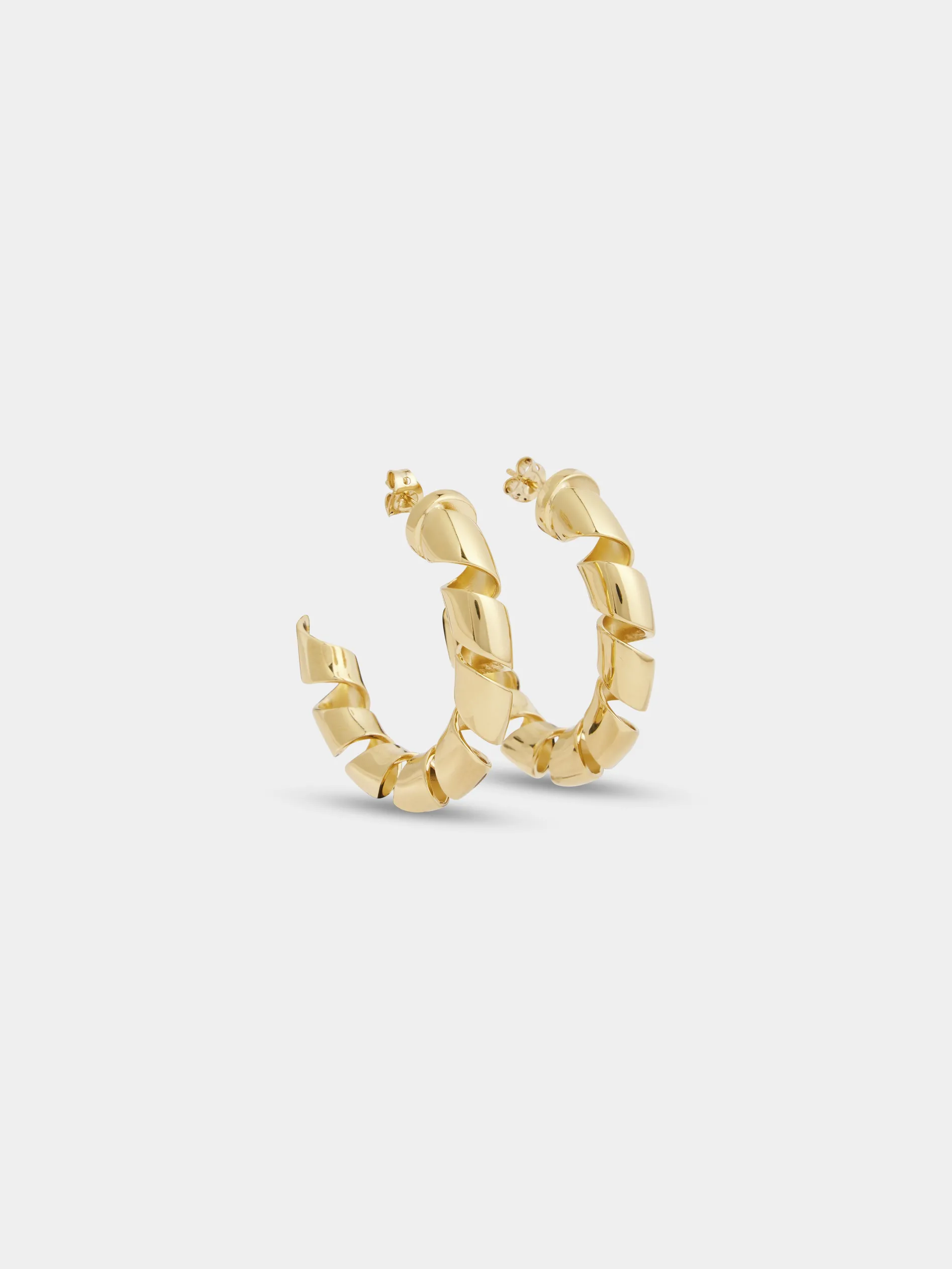 Flash Sale Créoles XL Link Twist Boucles D'Oreilles