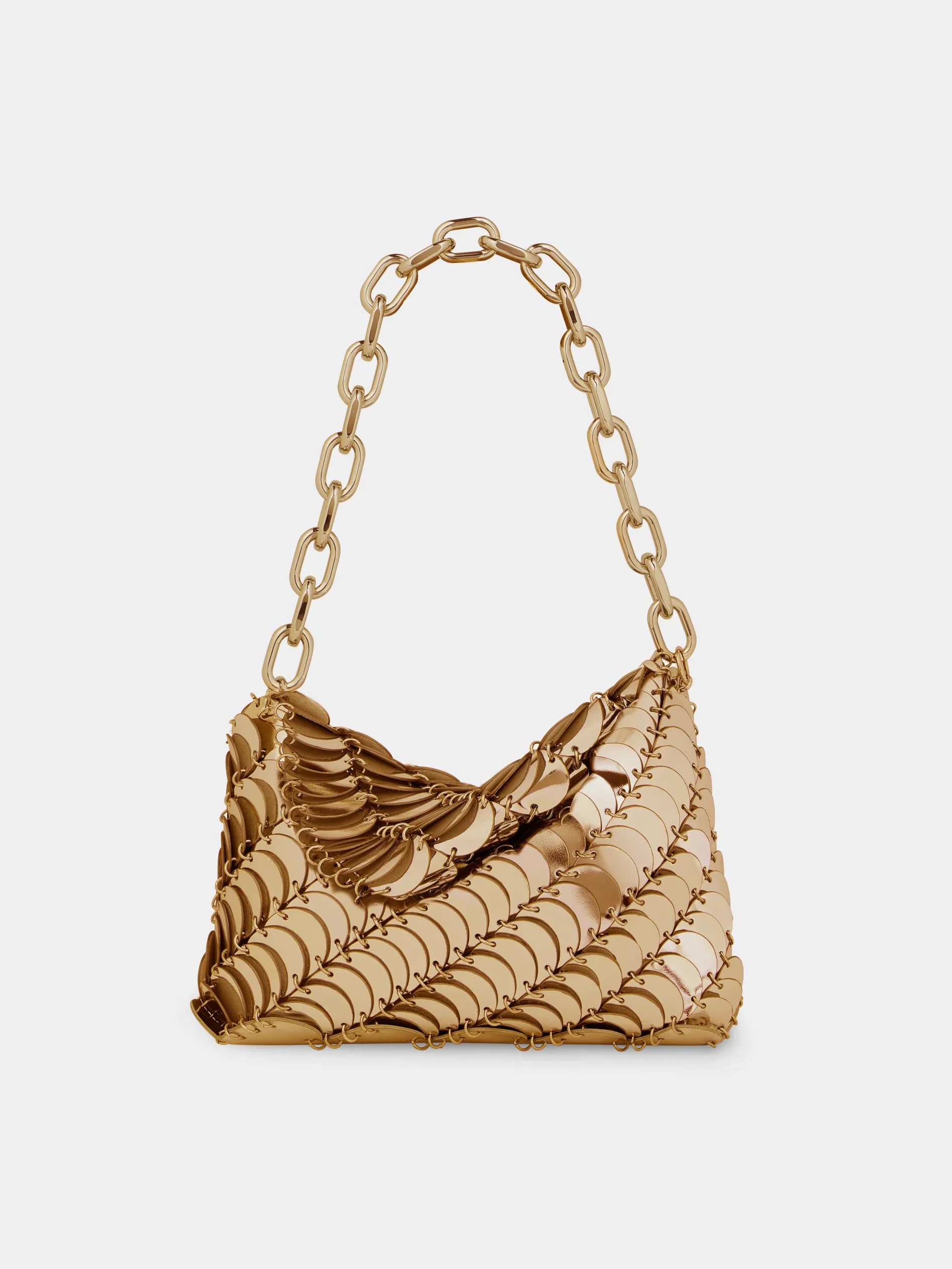 Cheap Gold Paco clutch Bag Les Sacs Paco En Cuir