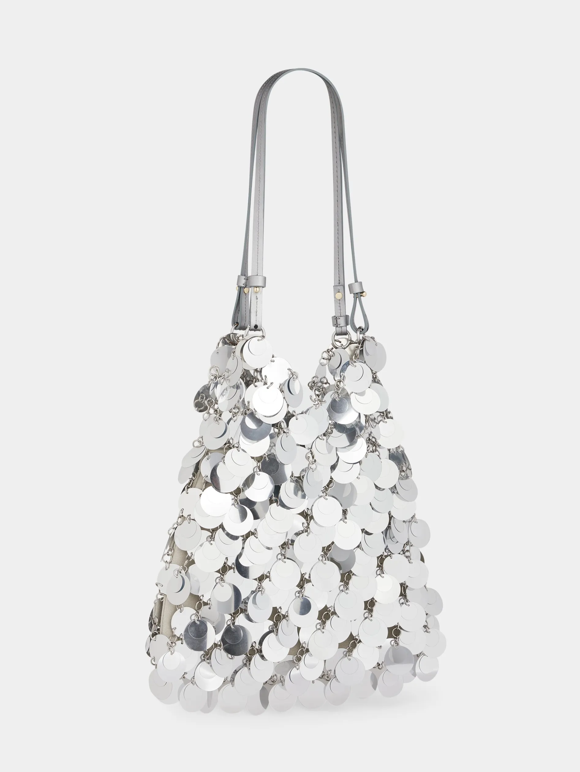 Outlet Grand sac pastilles sparkle argenté Sacs De Soirée | Sacs Porté Épaule