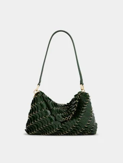 Cheap GREEN PACO LEATHER BAG Les Sacs Paco En Cuir | Sélection De Soirée