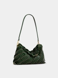 Cheap GREEN PACO LEATHER BAG Les Sacs Paco En Cuir | Sélection De Soirée