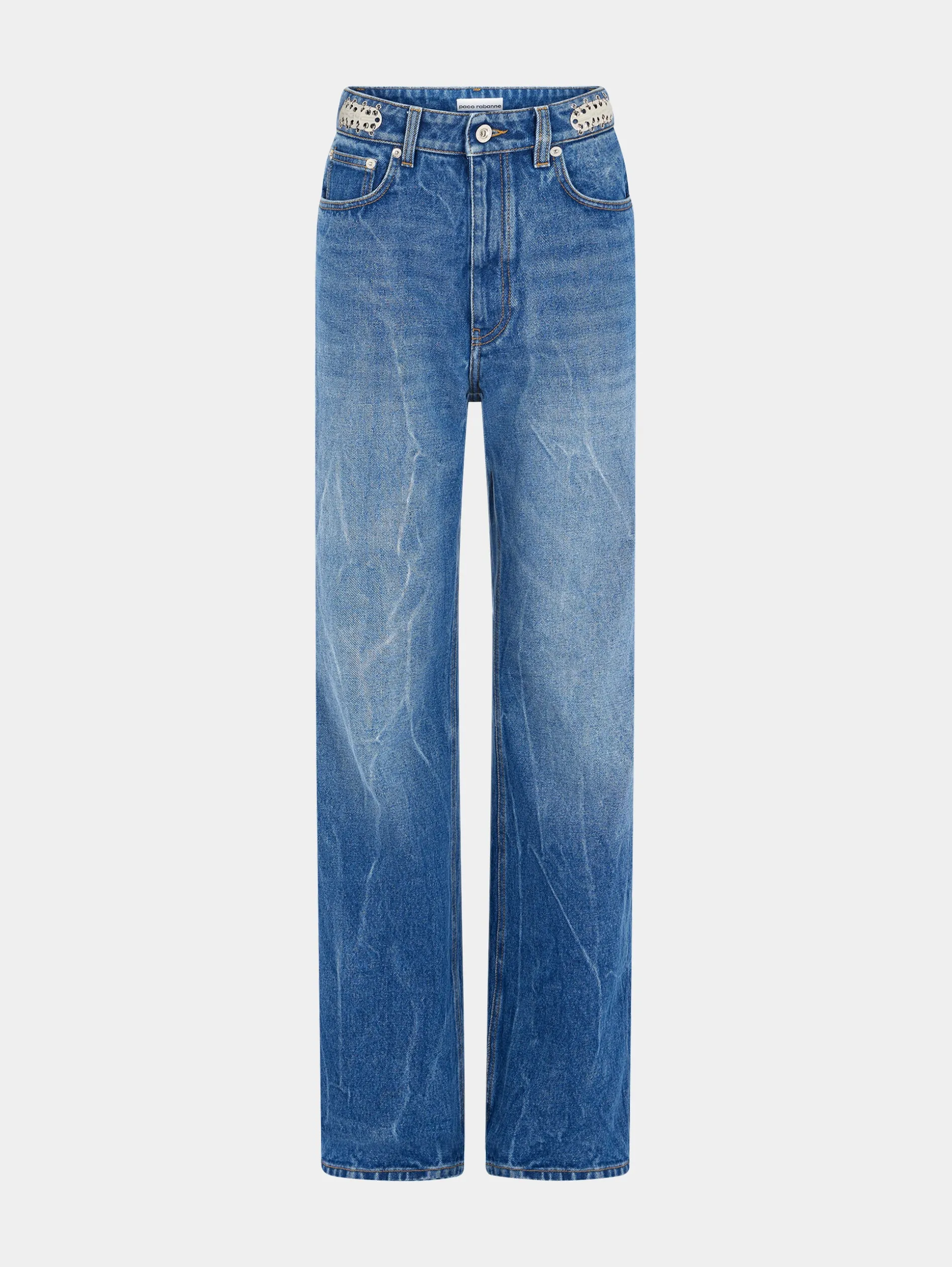 Clearance Jean signature à pastilles métalliques 1969 Denim | Pantalons