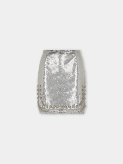 Outlet JUPE COURTE EN MESH Jupes