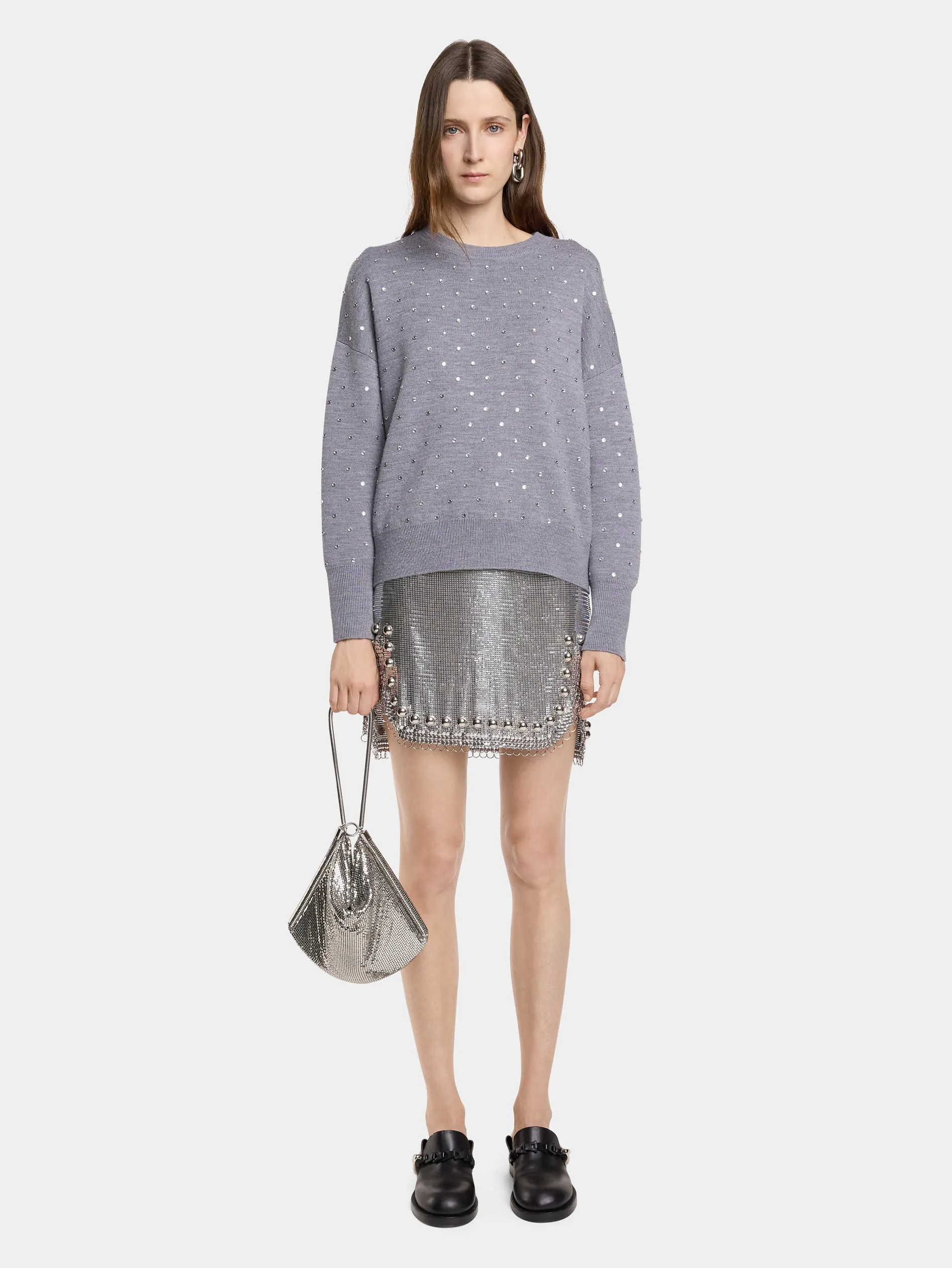 Outlet JUPE COURTE EN MESH Jupes