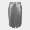 Shop Jupe en maille argent Jupes
