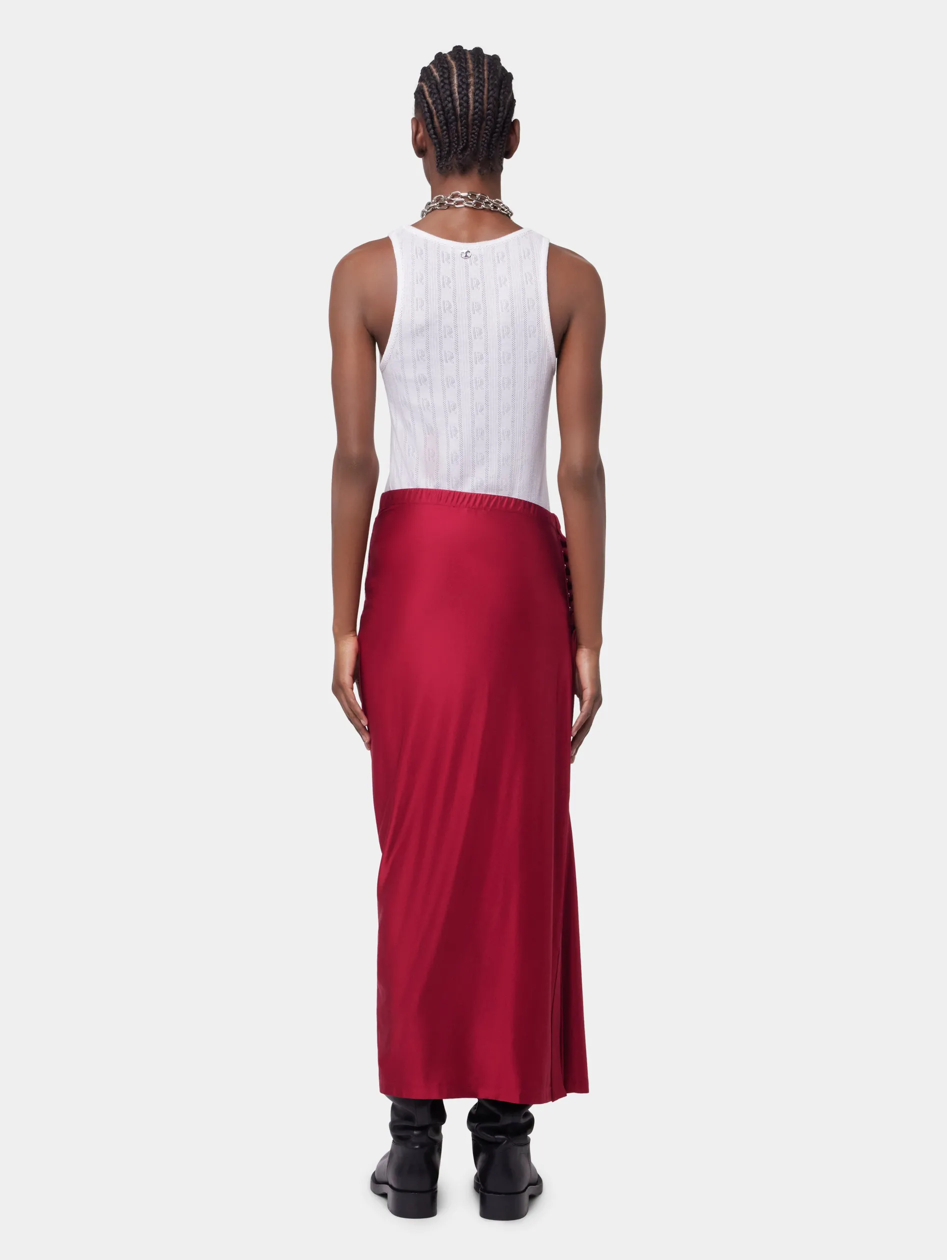 Cheap JUPE LONGUE DRAPEE EN JERSEY Sélection De Soirée | Jupes