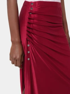 Cheap JUPE LONGUE DRAPEE EN JERSEY Sélection De Soirée | Jupes