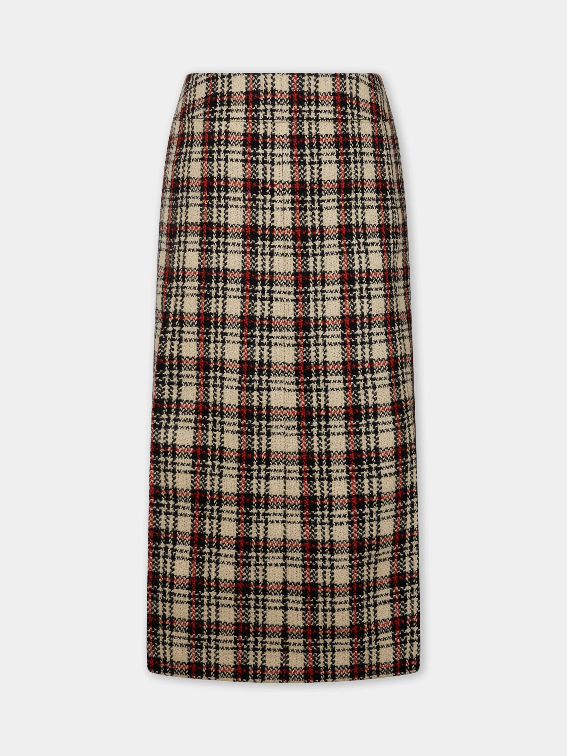 Clearance JUPE LONGUE EN LAINAGE TARTAN Jupes | Maille