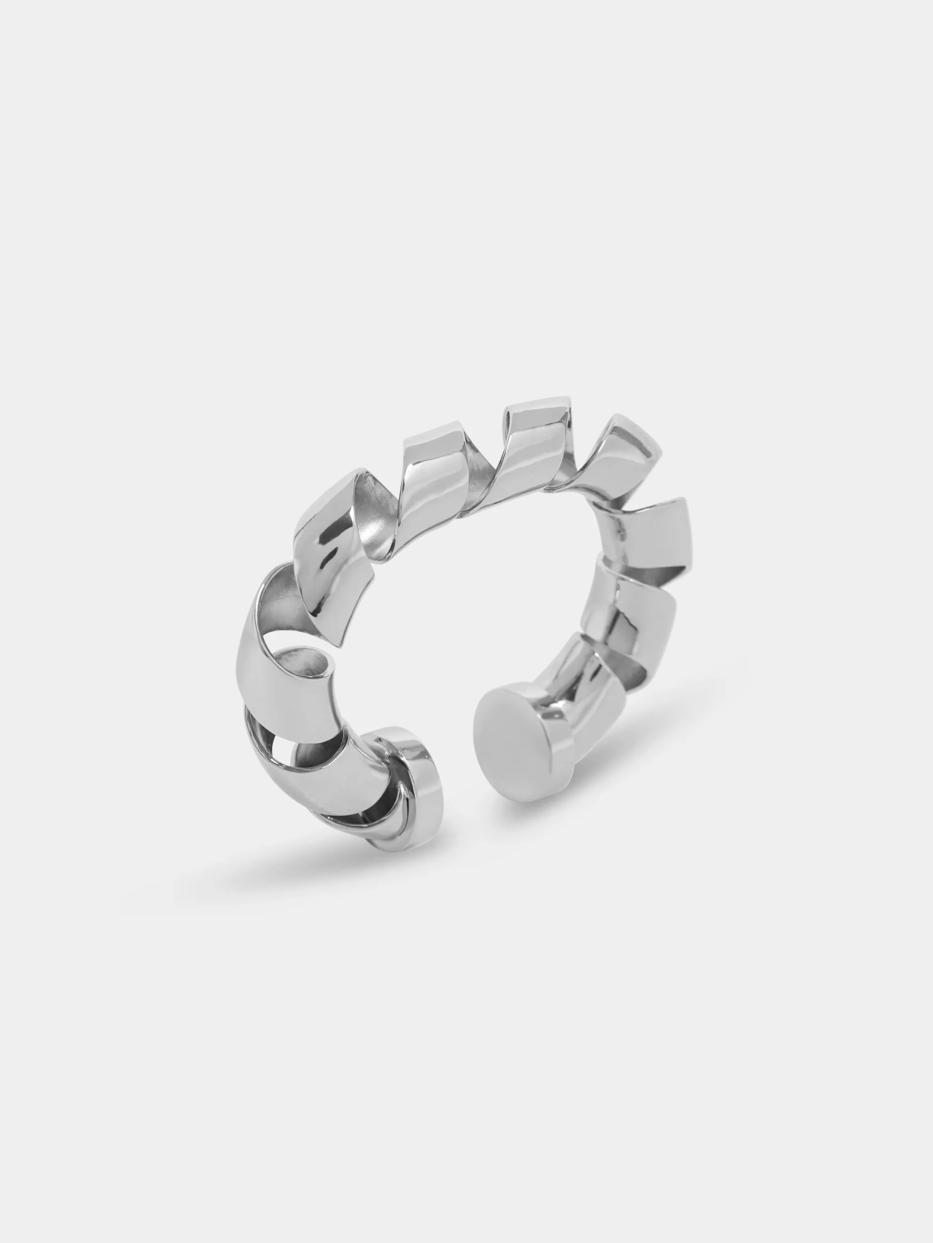 Discount Manchette XL link twist argentée Bracelets