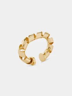 Flash Sale Manchette XL link twist dorée Bracelets