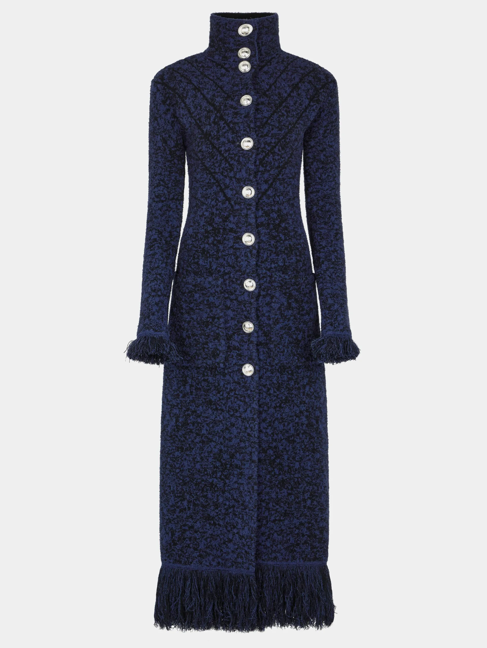 Hot MANTEAU LONG EN MAILLE TWEED Vestes | Maille