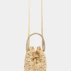 Flash Sale Nouveau sac seau en raphia ondulé à pastilles 1969 signature Le Sac 1969