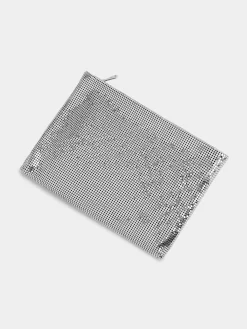Cheap POCHETTE ARGENT EN MESH Sélection De Soirée