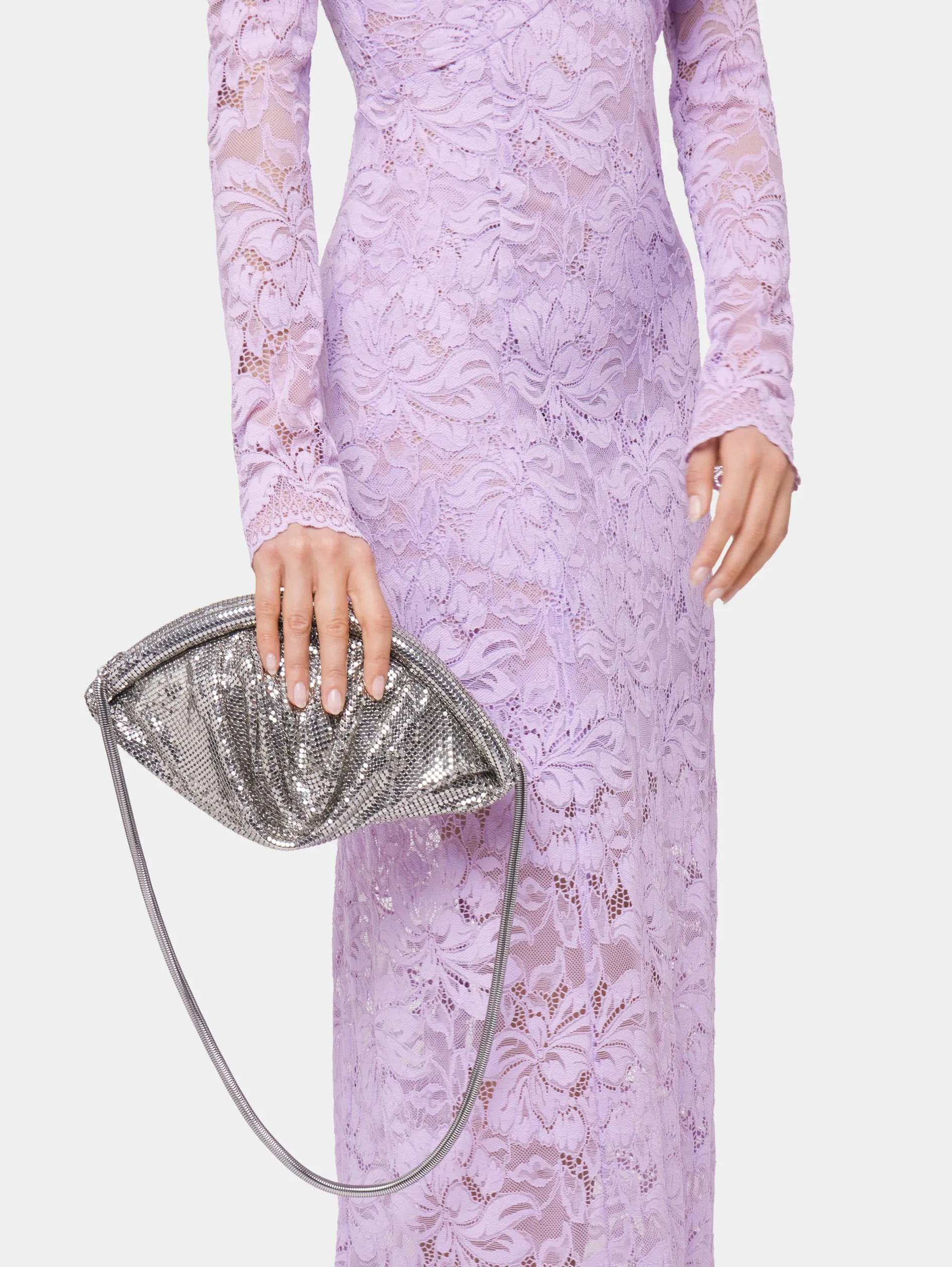 Sale POCHETTE DU SOIR ARGENT EN MESH Sélection De Soirée