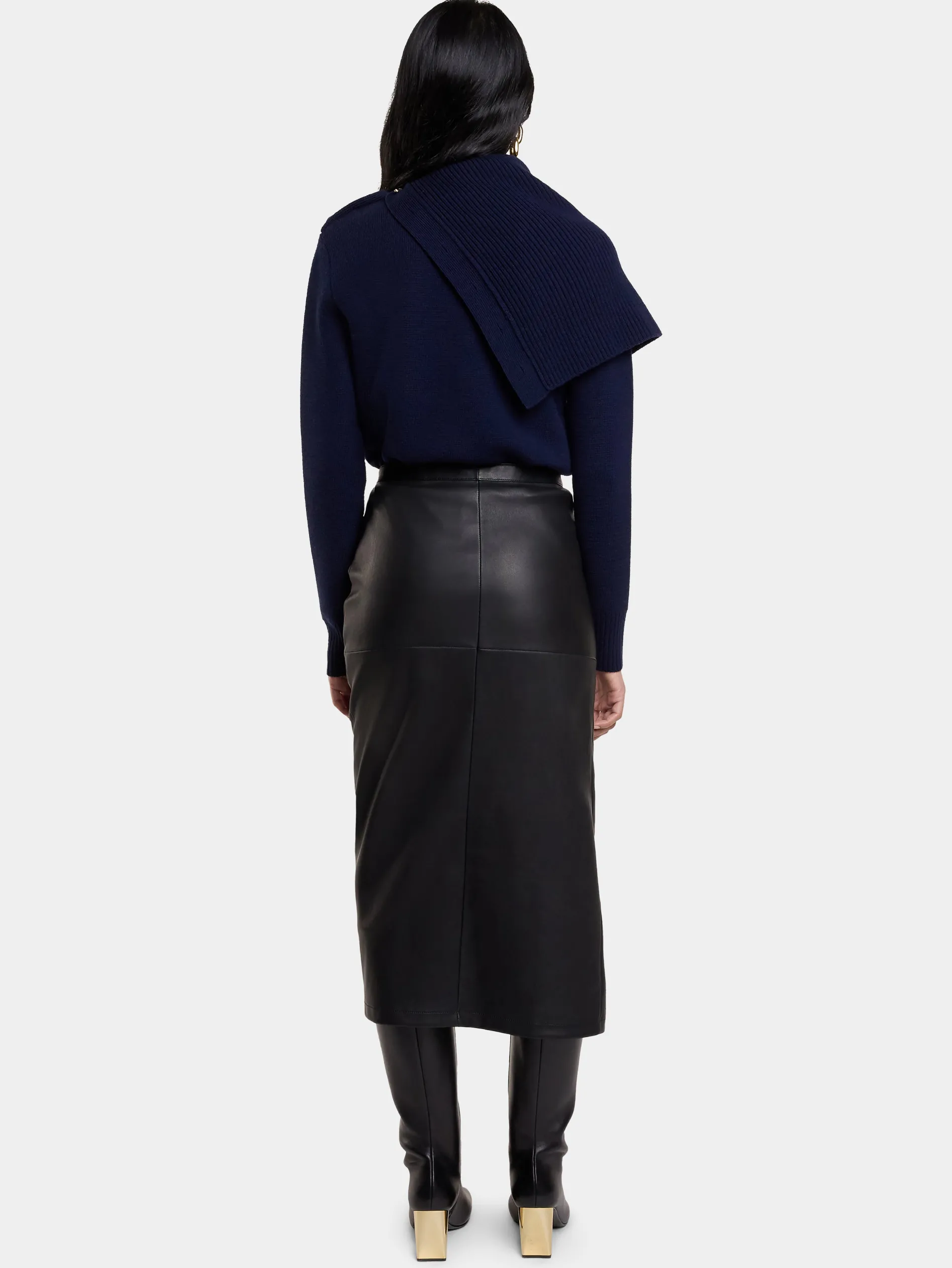 Best Sale PULL EN LAINE BLEU MARINE Maille | Hauts