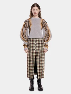 Sale PULL MANCHES LONGUES EN JACQUARD LUREX Hauts | Maille