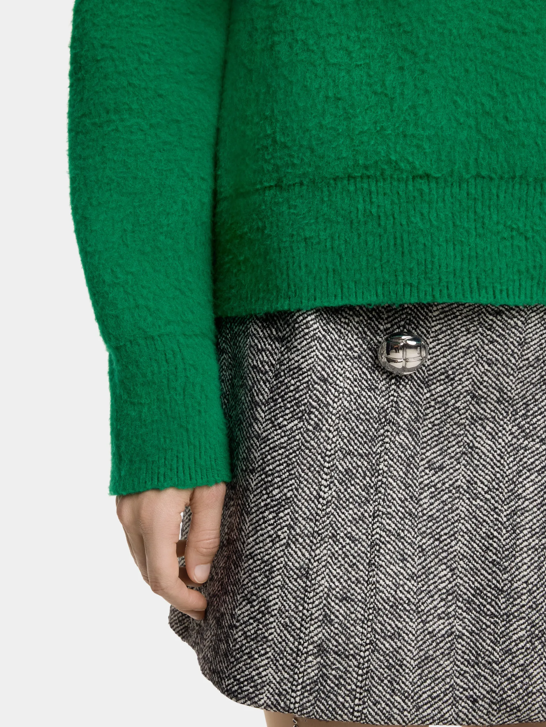 Fashion PULL OVERSIZE EN LAINE FEUTRéE Maille | Hauts