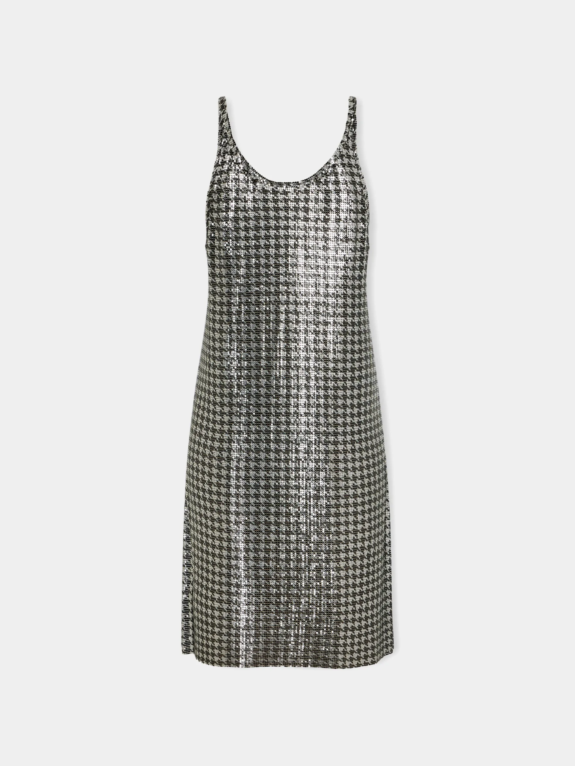 Cheap Robe courte à motifs en mesh Robes