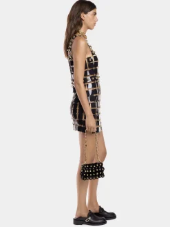 Online ROBE COURTE EN ASSEMBLAGE RHODOÏD Robes