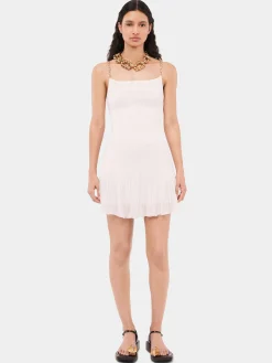 Sale Robe courte plissée Robes