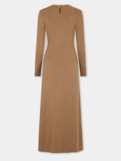 Store ROBE DRAPée PRESSION EN LAINE Maille | Robes